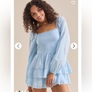 New with tags Altar’d state Hannah Double Layered Romper